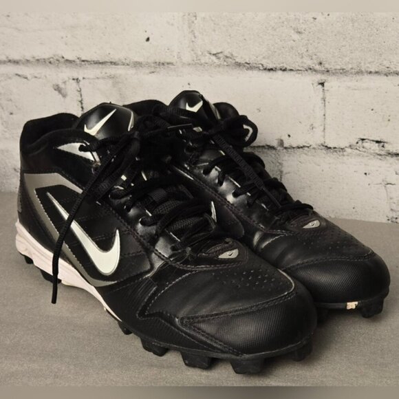 Nike Keystone Low 375561-011 Black Baseball Softball Cleats. - Picture 2 of 10